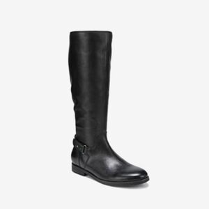 Vionic Rochelle Wide Calf Tall Leather Riding Boots